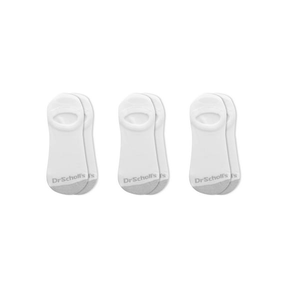 Dr. Scholl's Women's No Show Socks, 3 Pack