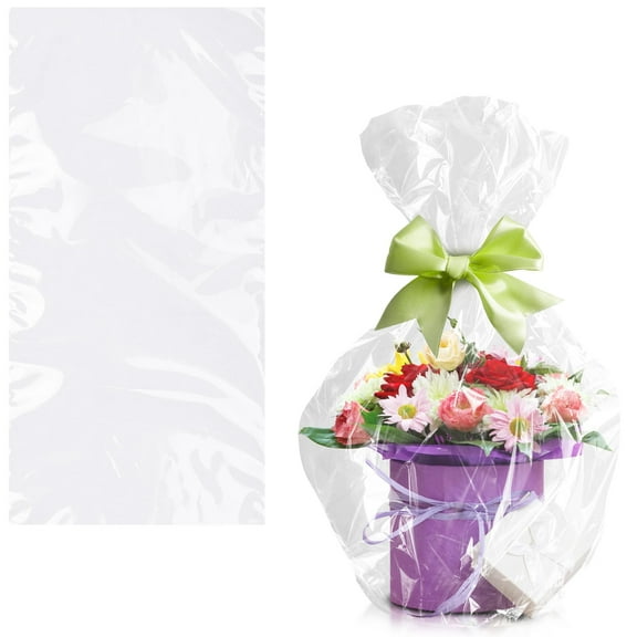 Clear Packing Bags, Open Top Poly Mailers, 500 Count, 15 x 30 in