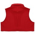 thumbnail image 5 of Kaerm Fake Collar Detachable Dickey Collar Blouse for Men Half Shirt Faux False Collar Joker Shirt Decorative Collar Burgundy 37, 5 of 7
