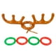 thumbnail image 3 of Juego de lanzamiento de aros, juego de cuerno inflable de venado, accesorios resistentes para fiestas, juegos al aire libre para diversión Marrón, 3 of 9