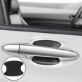 thumbnail image 5 of 4pcs Fibre de Carbone Texturé Voiture Universelle Poignée de Porte Autocollant de Protection contre les Rayures, 5 of 5