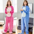 thumbnail image 4 of Disfraz de Halloween para hombre y mujer, ropa de dormir de franela con dibujos de animales, Kigurumi, Unisex, 4 of 4