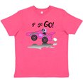 thumbnail image 3 of Inktastic Go Go Go pink racing car Youth T-Shirt, 3 of 5