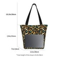 thumbnail image 3 of Disketp Teal Leopard for Women’s Casual Shoulder Tote Bag Cross-body Handbags for Shopping, Travel and Daily Use, 3 of 6