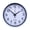 White, variant on DESIGNICE Wall Clock,Silent Sweep Movement Small Wall Clock,Eco-Friendly Wide Metal Frame Bathroom Clock,8",White