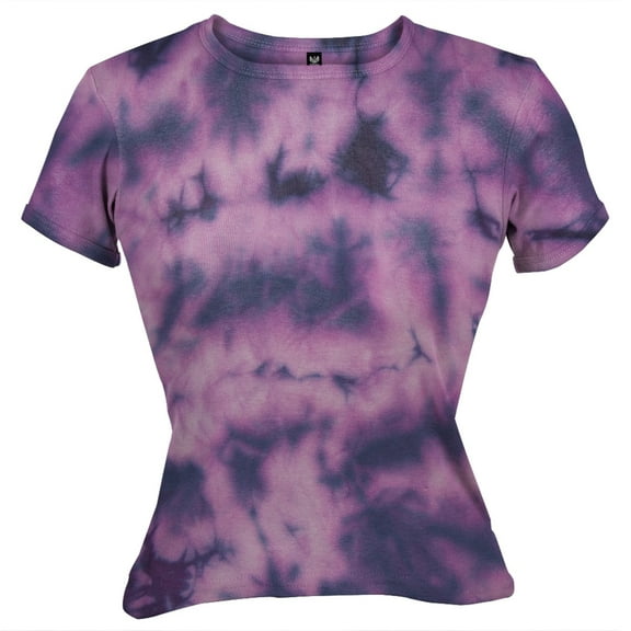 Purple Crinkle - Juniors Babydoll - Small