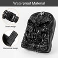 thumbnail image 5 of Cool Skull Shape Men's Leather Backpack - Stylish, Spacious, and Perfect for Traveling!, 5 of 5