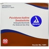 3 Pack - Dynarex Povidone-Iodine Antiseptic Swabsticks 50 ea