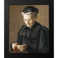 thumbnail image 2 of Eakins, Thomas 15x17 Black Modern Framed Museum Art Print Titled - Mrs. Mary Arthur, 2 of 5