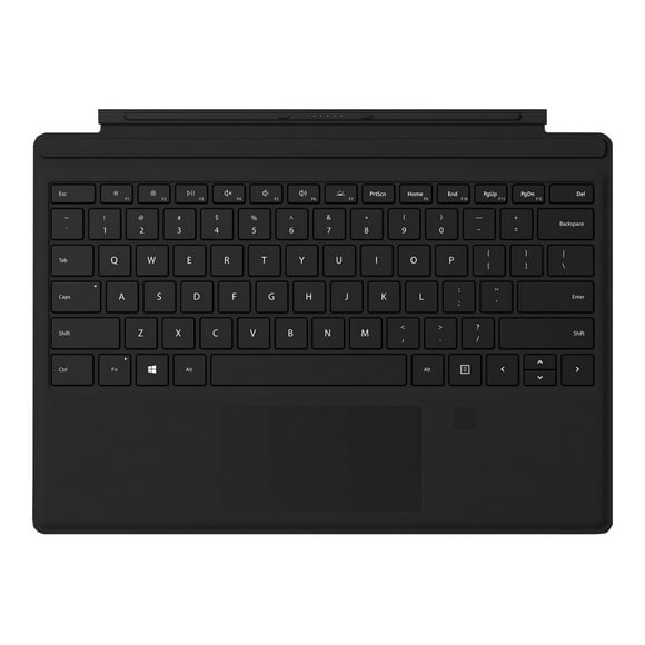 Microsoft Surface Pro Type Cover with Fingerprint ID - Keyboard - with trackpad, accelerometer - backlit - Canadian Bilingual - black - commercial - for Surface Pro (Mid 2017), Pro 3, Pro 4