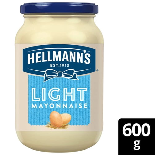 Hellmann's Light Mayonnaise 600g, British Import (Pack of 2)