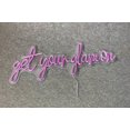 thumbnail image 4 of Get Your Glam On Neon Sign, Quote Wall Sign Deco, 4 of 4