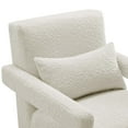 thumbnail image 6 of Modway Mirage Boucle Upholstered Armchair in Ivory, 6 of 9