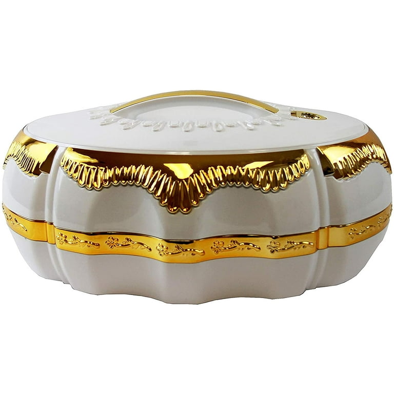 Marbling White Hot Food Container Golden Trim Luxury Lunch Box Food  Casserole Warmer Set - Buy Marbling White Hot Food Container Golden Trim  Luxury Lunch Box Food Casserole Warmer Set Product on