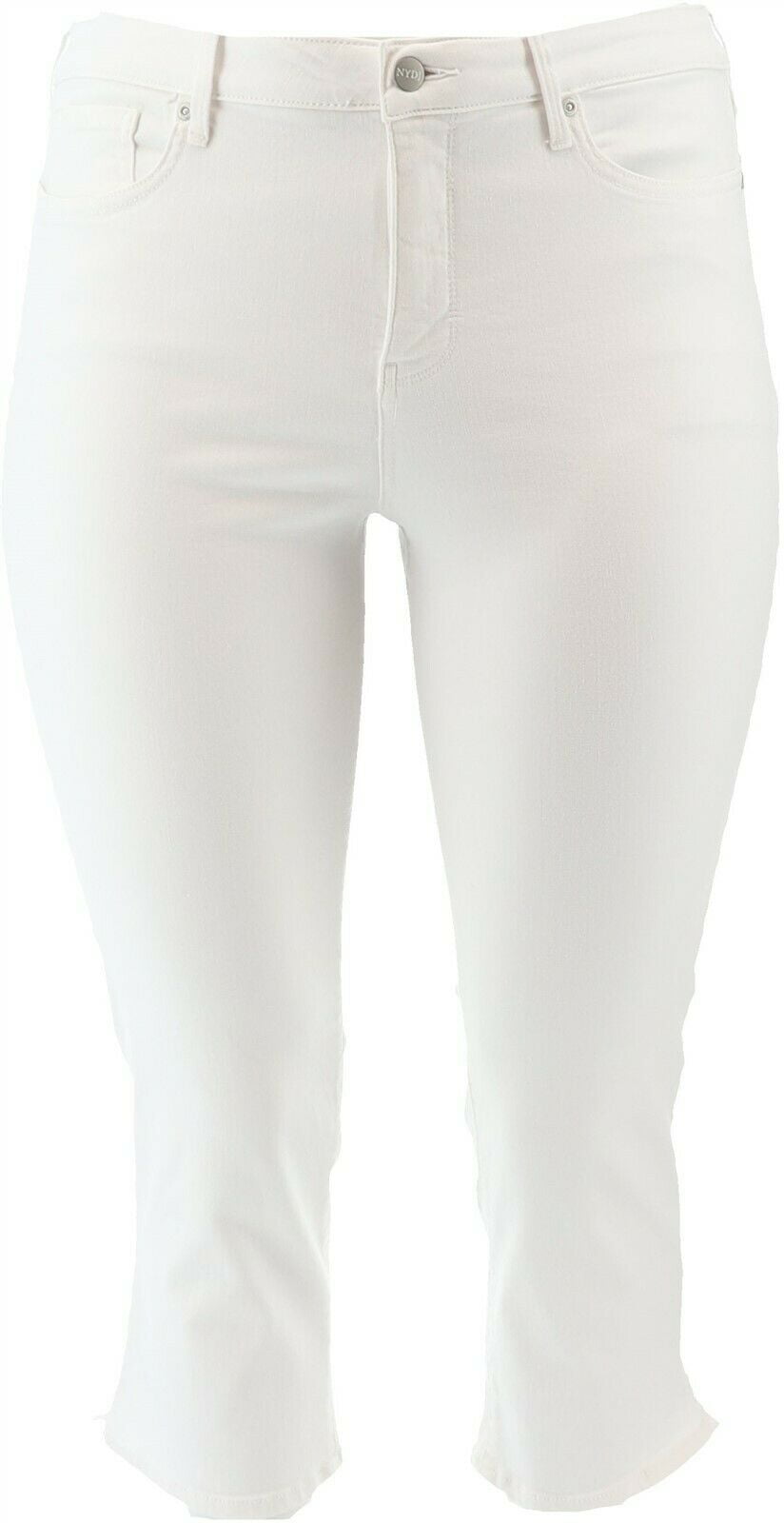 white skinny capri pants