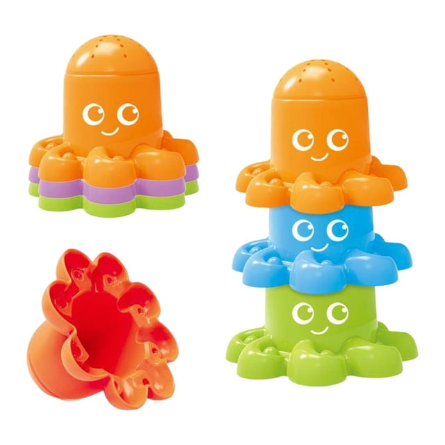 Taza Apilable Juguetes Niños Juguetes Educativos Tempranos 6 Piezas Pulpo Juguetes para Niños