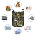 thumbnail image 6 of XMXT Collapsible Laundry Basket, Golden Egyptian Pharaoh Waterproof Laundry Hampers Storage Baskets Dirty Clothes Hamper, 62L, 6 of 8