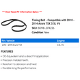 thumbnail image 2 of Timing Belt - Compatible with 2010 - 2014 Acura TSX 3.5L V6 2011 2012 2013, 2 of 2