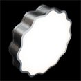 thumbnail image 4 of WAC Lighting Vaughan 16" 1-Light 3000K LED Modern Aluminum Flush Mount in Nickel, 4 of 5