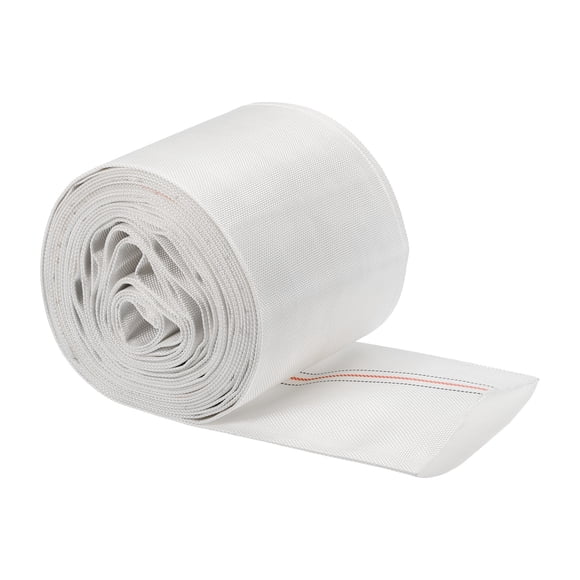 Manguera de descarga de PVC reforzada y plana para retro lavado ligera de 4" ID 33 pies para piscina