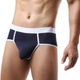 thumbnail image 4 of Fewfanhot Men's Airy Triangle Cotton Underpants - Stretchy Soft Briefs With No-Ride Design For All-Day Comfortable Support, 4 of 4