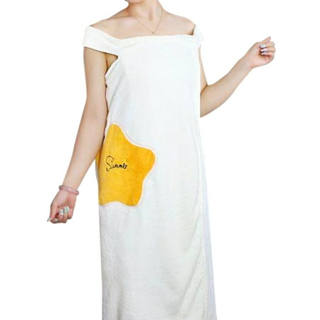 

Bathrobe Quick-drying Foldable Coral Fleece Bath Towel