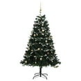 thumbnail image 3 of vidaXL Artificial Hinged Christmas Tree 150 LEDs & Ball Set 59.1", 3 of 7
