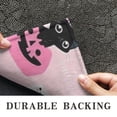 thumbnail image 6 of Pink Halloween Black Cats Ghosts and Pumpkins Door Rugs,Washable Non Slip Door Mats Indoor,Decorative Door Mats,Entry Mat Indoor for Entrance,Bedroom,Kitchen,Bathroom,16"x47", 6 of 6