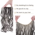 thumbnail image 4 of MY-LADY 20Inch Wire Synthetic Hair Extensions Adjustable Headband Size Wave Curly Hairpiece For Women Heat Resistant Fiber No Clip, 4 of 8