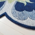thumbnail image 3 of SAFAVIEH Novelty Flor Floral Area Rug, Blue/Grey, 3' x 3' Round, 3 of 7