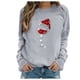 thumbnail image 2 of Puntoco Mujeres Casual Navidad Sudaderas térmicas Cuello Redondo Manga Larga Camisetas Sueltas Puntoco Puntoco-739, 2 of 3