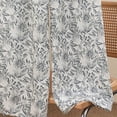 thumbnail image 5 of Tnhcen Women's Summer Pajama Pants Heart Print, Brown Bowknot Loose Lightweight Polyester Lounge Pants Free Size Home Wear, 5 of 5