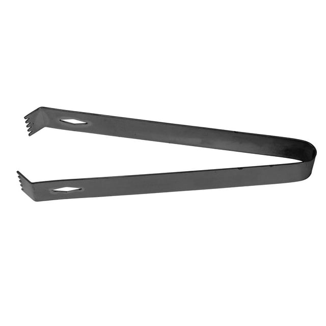 Pinza para hielo de barra, pinza para cóctel, pinza para hielo en forma de rombo engrosada, pinza para cubos de azúcar, diseño elevado