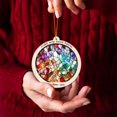 thumbnail image 4 of Crystal Cluster Stained Glass Suncatcher Ornament – Ornament Gift for Family, Friends, Men & Women, Christmas 2025 Keepsake, 4 of 6
