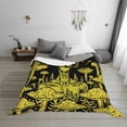 thumbnail image 6 of KLL saucerman Mushroom Forest Print Fleece Throw Blanket, Horizontal Fleece Bedding Cute Soft Blankets Comfy Fleece Flannel Plush Home Decor for Couch & Bed -60"x50", 6 of 9