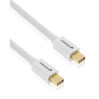 Fosmon Gold Plated Mini DisplayPort Cable Mini DP/mDP/ThunderBolt Port Compatible Male to Male 30 AWG 4K Resolution 15ft