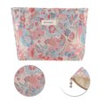 thumbnail image 4 of Unique Bargains 1 Pc Portable Begonia Makeup Bag Polyester Pink Blue Large, 4 of 5