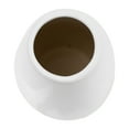 thumbnail image 6 of Sagebrook Home Ceramic 9"h 2-tone Vase, Creme/white, 6 of 6