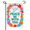 Garden Flag-3, variant on Peace and Love Pride Rainbow Garden Flag 12×18in Double Sided, Colorful Welcome Banner, Inclusive Outdoor Lawn Yard Patio and Seasonal Home Decoration