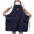 thumbnail image 1 of FAROOT Adult Apron Adjustable Housekeeping Denim Apron with Pocket Cooking Apron, 1 of 6