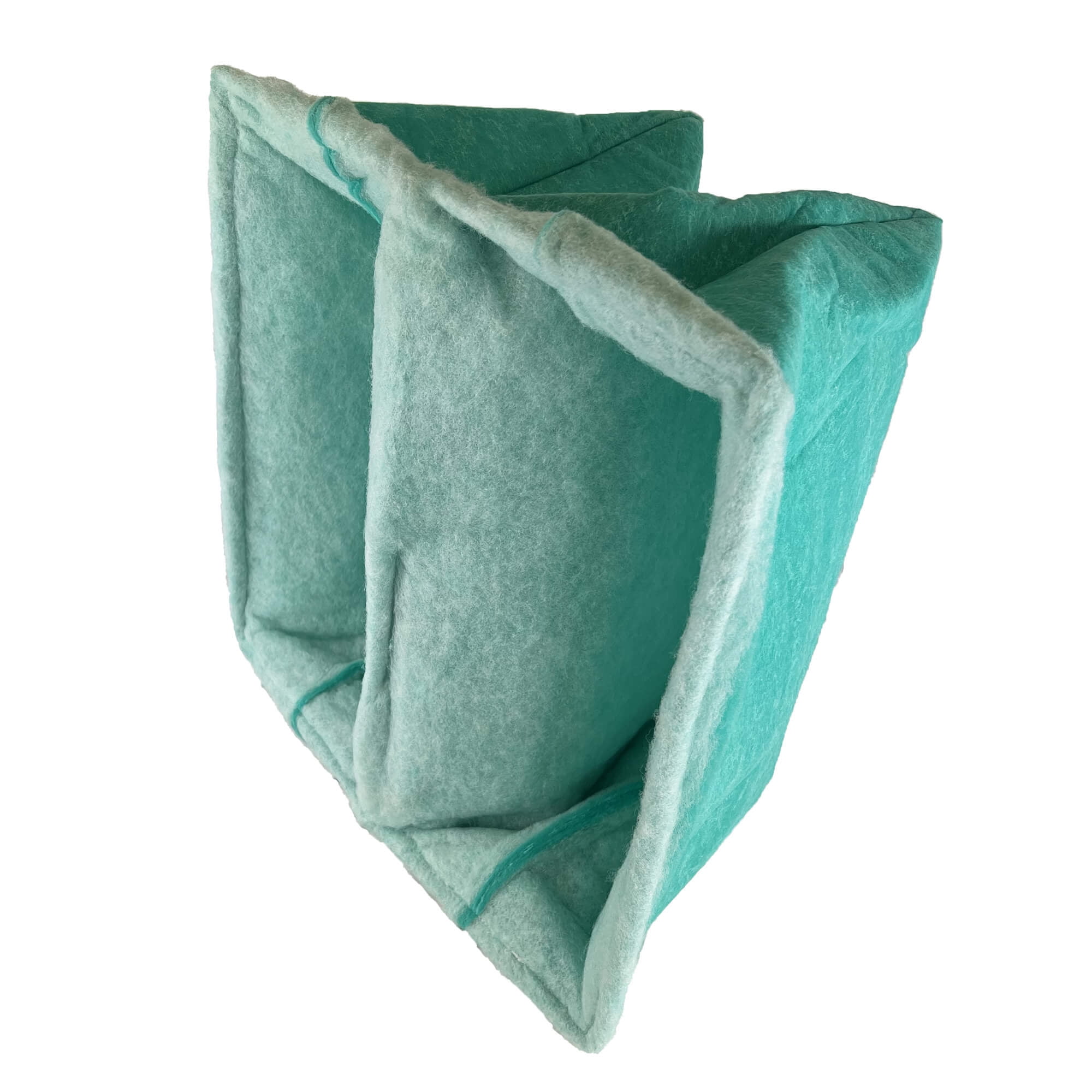 wioboy High-capacity Paint Booth Exhaust Filter Bag, 2 Pocket, 20" x 20" x 15" (10/case)