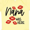 thumbnail image 4 of Inktastic Nana Was Here Red Kisses Boys or Girls Baby Bodysuit, 4 of 5