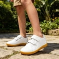 thumbnail image 5 of AJGRHE Kid Wide Barefoot Shoes for Boys Girls Outdoor Running Minimalist Walking Shoes Lightweight Footwear White1 12-13 Years, 5 of 9