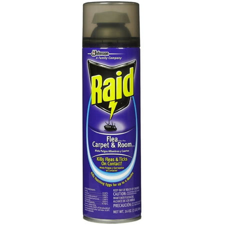 Raid Flea Killer Plus Carpet & Room Spray 16 oz (Pack of