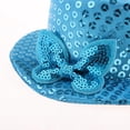 thumbnail image 3 of Sombreros de bombín redondos de muñeca multicolor Zulema Gorra de lentejuelas de muñeca Azul, 3 of 8