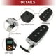 thumbnail image 4 of M3N5WY8609 Control remoto de entrada sin llave para Ford Edge Explorer 11-15 para Ford Flex Taurus 13-19 para Lincoln MKT MKS 315MHz Kit de control de automóvil herramienta DIY 5 botones negro, 4 of 7