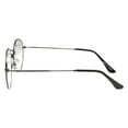 thumbnail image 3 of grinderPUNCH Retro Classic Clear Round Metal Frame Clear Lens Glasses, 3 of 3