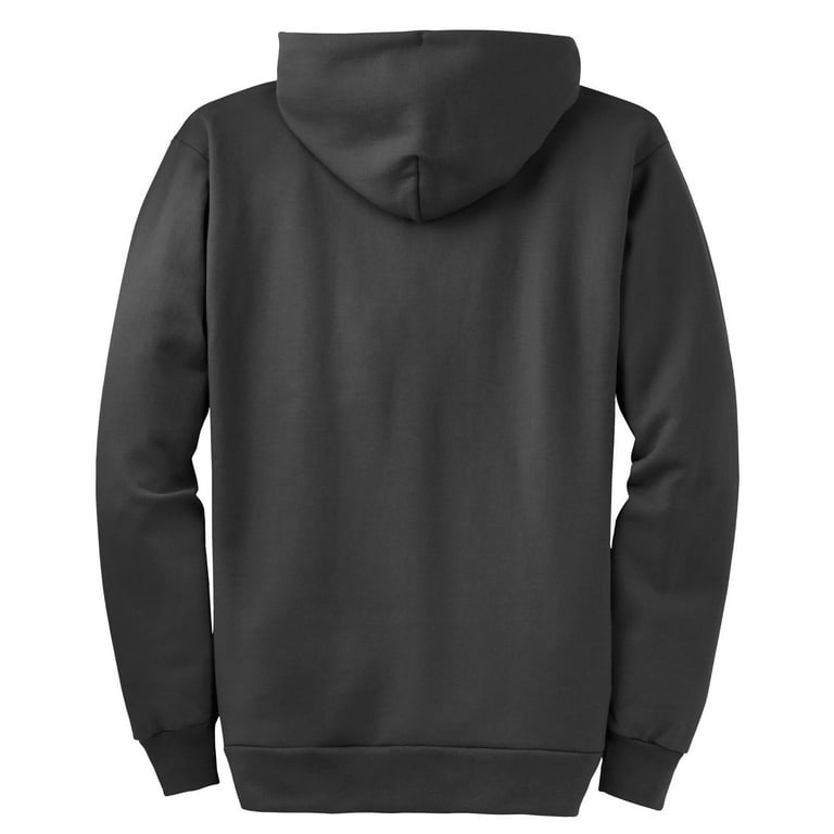 Big and Tall Top Notch Pullover Thermal Hoodie for  in Navy,  Black, Grey, and Caramel Colors to Sizes 5XB and 4XLT - Thermal Lined  Hooded Sweatshirt with 9OZ Poly Blend