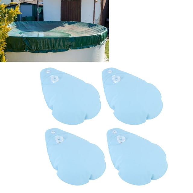 10Pcs Pool Water Bags, Winter Pool Cover Water Bag Antifreezing Winter Pool Tarp Weights for Above Ground Winter Pool Cover