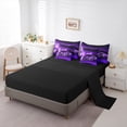 thumbnail image 5 of Manfei Speed Racing Car Bedding Comforter Set 7pcs for Teen Boys Men, Purple Sports Car King Bedding Sets, Race Car Game Bed Sheets, Microfiber Bedroom Decor, 5 of 8